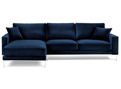 Narożnikowa kanapa Blue Żywy krajobraz Couch Zestaw narożny Podkładka Italian Meble Design