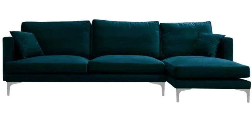 Narożnikowa kanapa Blue Żywy krajobraz Couch Zestaw narożny Podkładka Italian Meble Design