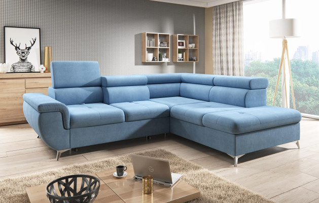 Narożnikowa kanapa Designerska sofa w kształcie litery L Narożnikowa kanapa kanapa Skóra Podkładka sofy Żywy krajobraz