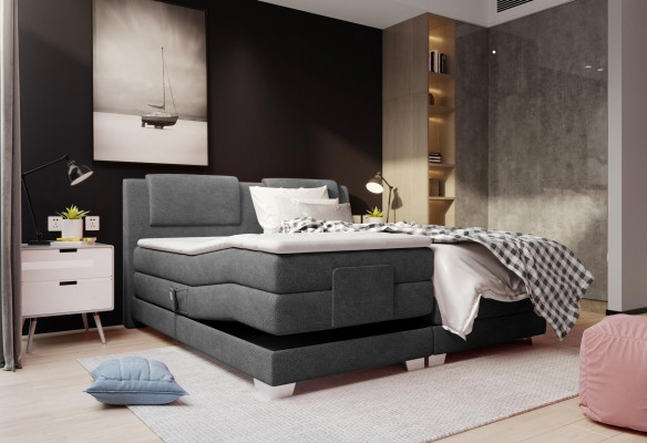 Włókienniczy Design Łóżko Podwójne łóżka Luksusowe Małżeństwo Box Spring Hotel materac Sypialnia