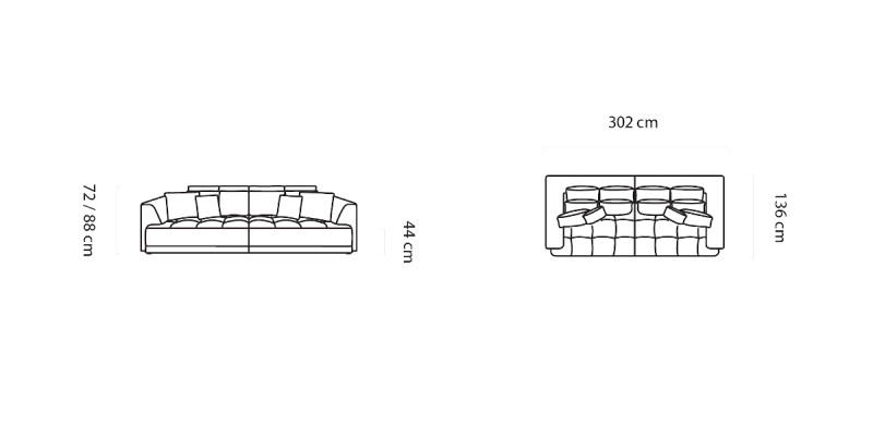 Sofa Big xxl Włókienniczy Kanapa Podkładka Design Sofa 4er Siedziba Sofy Meble Big Lümmel