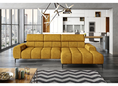 Podkładka Sofa Bed Włókiennicza funkcja łóżka Sleep Design Narożnikowa kanapa Sofa w kształcie litery L