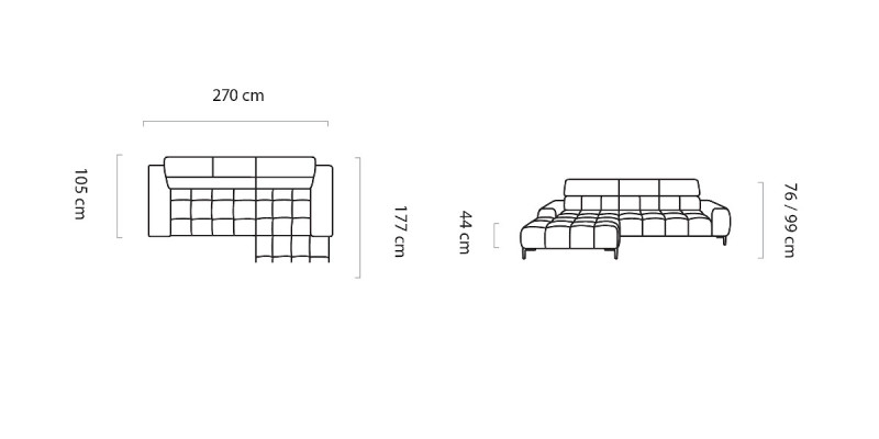 Podkładka Sofa Bed Włókiennicza funkcja łóżka Sleep Design Narożnikowa kanapa Sofa w kształcie litery L