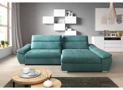 Narożnikowa kanapa Sofa Kanapa Podkładka Zestaw narożny LForm Wielofunkcyjne Włókienniczy Żywy krajobraz