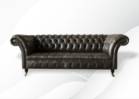 Chesterfield 3 miejsce do siedzenia Nowoczesny design Kanapy Skóra Sofa xxl Meble do siedzenia Meble Sofy