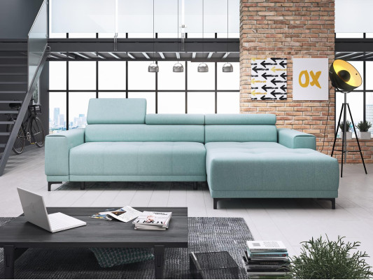 Projektant Materiał L Shape Couch Żywy krajobraz Narożnikowa kanapa Sofa Modern Design Sofa Materiał