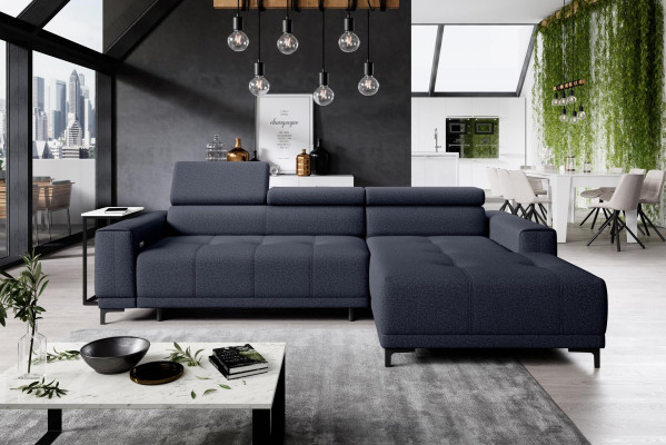 Narożnik Design Nowoczesna Sofa Sofy Narożnikowa kanapa L Shape Material Couch Żywy krajobraz Kanapy
