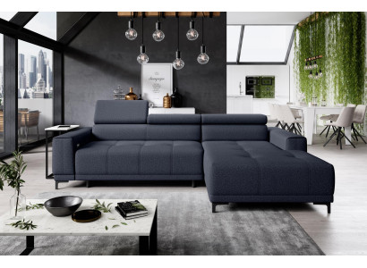 Narożnik Design Nowoczesna Sofa Sofy Narożnikowa kanapa L Shape Material Couch Żywy krajobraz Kanapy