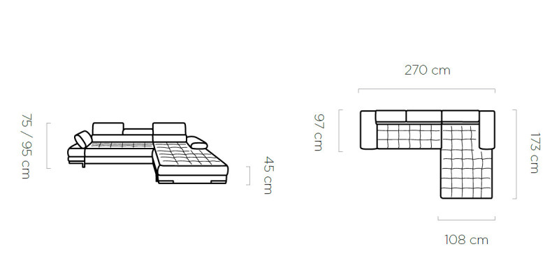 Design Narożnikowa kanapa Funkcja łóżka w kształcie litery L Skóra Włókiennicza Sofa Wielofunkcyjna Materiał