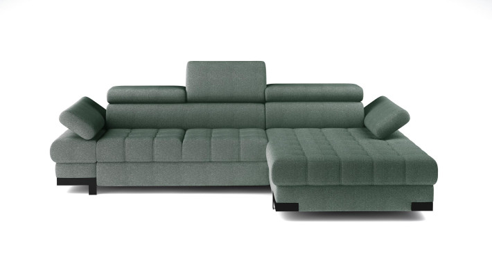 Narożnikowa kanapa Sofa Kanapa Podkładka Żywy krajobraz Włókienniczy Narożnik Sofy Zielone Kanapy w kształcie litery L