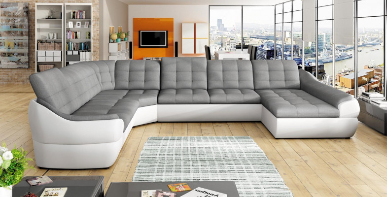 Stylowa Nowoczesna Sofa Rozkładana Żywy krajobraz Narożnikowa kanapa U Couch NOWOŚĆ