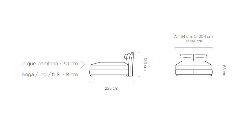 Nowoczesne łóżko Hotel Sleep Pokój Luksusowe meble łóżka Design Łóżko Double Marriage Nowość