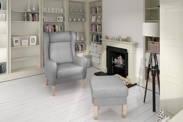 Fotel Podkładka do mebli do salonu Kuchnia Sisel Club Chair Design Lounge Oparcie