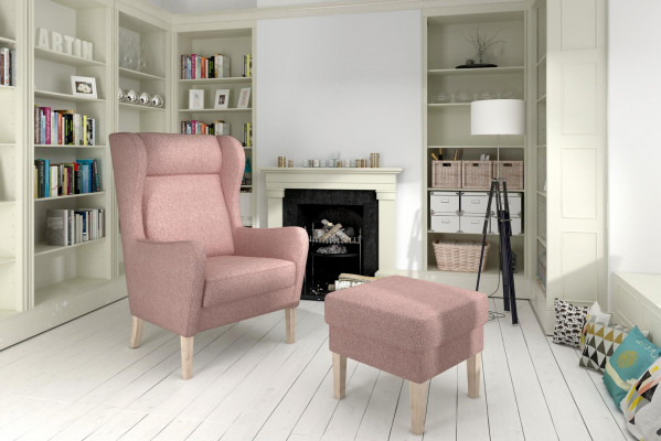 Fotel Podkładka do mebli do salonu Kuchnia Sisel Club Chair Design Lounge Oparcie