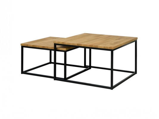 stoły Zestaw 2x stolik kawowy stolik kawowy Stolik design sofa do salonu 2-częściowa