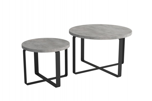 Nowoczesny Luksusowy stolik kawowy Double Okrągły 2x stolik kawowy Meble Design