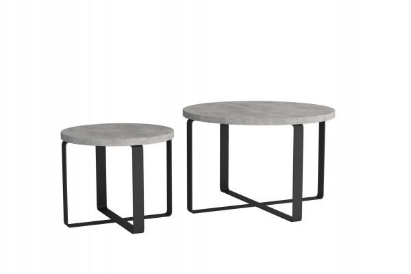 Nowoczesny Luksusowy stolik kawowy Double Okrągły 2x stolik kawowy Meble Design