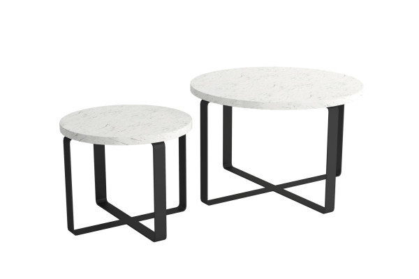 Okrągłe Luksusowy stolik kawowy Design stoły Style Meble Living Room
