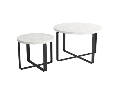 Okrągłe Luksusowy stolik kawowy Design stoły Style Meble Living Room
