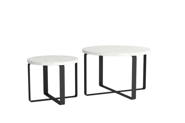 Okrągłe Luksusowy stolik kawowy Design stoły Style Meble Living Room