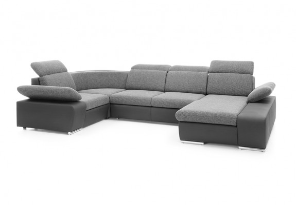 Narożnikowa kanapa Kształt U Sofa Żywy krajobraz Ustawić Podkładkę funkcji łóżko Design