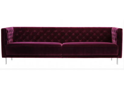 Fioletowy Chesterfield Salon Sofa Nowoczesny Design Włoski Styl Meble Meble