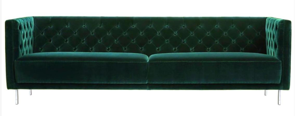 Fioletowy Chesterfield Salon Sofa Nowoczesny Design Włoski Styl Meble Meble