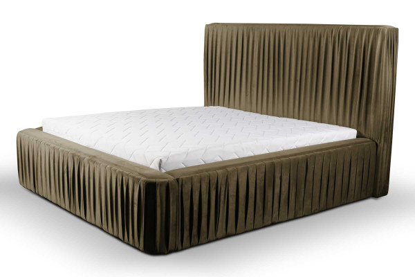 Materiał Design Łóżko Podwójne łóżko Luksusowe Małżeństwo Nowoczesny Hotel Rama Sleep Pokój
