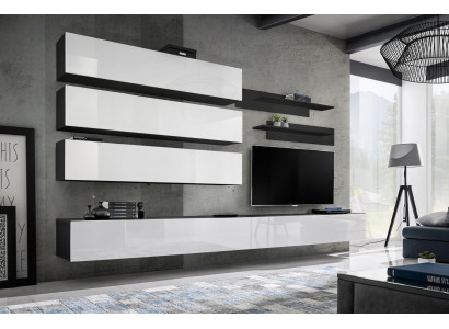 Meble do salonu luksusowe Jednostka ścienna designerska Ustaw zestaw stojaka na szafkę ścienną RTV