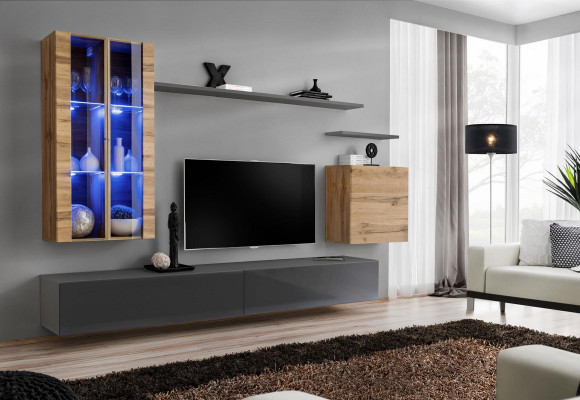 Design Meble Szafka ścienna Jednostka ścienna Meble pokojowe Stojak TV Meble drewniane Kredens