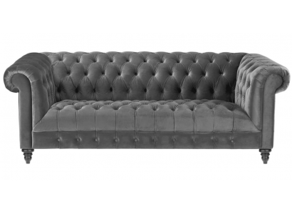 Szary Trzyosobowy Materiał Chesterfield Design Kanapy Podkładka Sofy New Creative