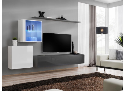Jednostka ścienna Meble Drewniane Szafki Wiszące Projektant Ściana Półka Kompletne Meble Designer