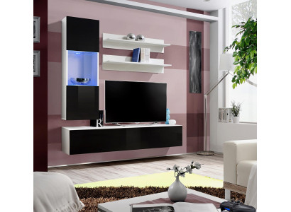 Luksusowe meble drewniane Jednostka ścienna Designerski komplet mebli do salonu 4szt