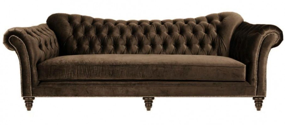 Niebieski Chesterfield Salon Nowoczesny Design Kanapy Sofa Designer Meble Materiał