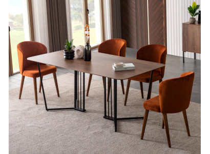 Stal nierdzewna Stół obiadowy jadalnia salon nowoczesne stoły design metal nowość