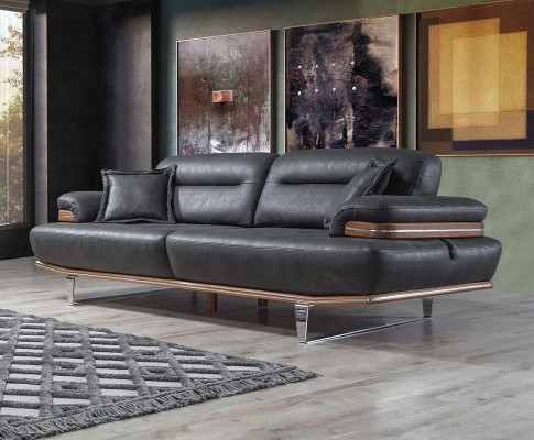 Designerski zestaw do salonu 3-częściowy zestaw sof trzyosobowych Modern Fotel