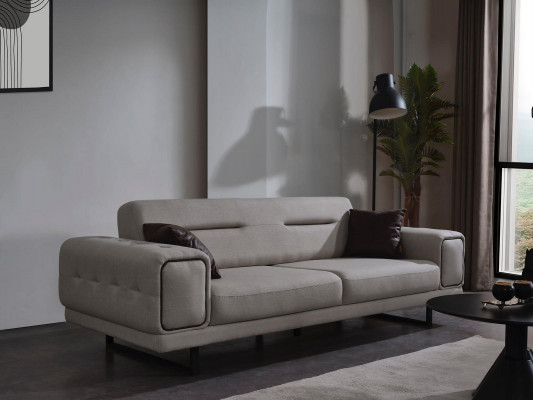 Sofy do salonu Kompletny luksus 2x trzyosobowa sofa Nowoczesne meble Fotel