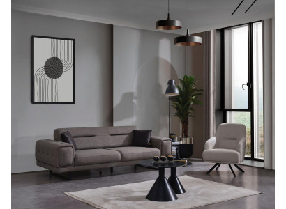 Luksusowy zestaw wypoczynkowy 2-częściowy Fotel luksusowa sofa trzyosobowa do salonu
