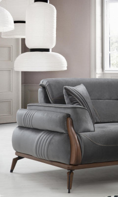 Sofa trzyosobowa do salonu luksusowe sofy tapicerowane designerska kanapa nowe umeblowanie