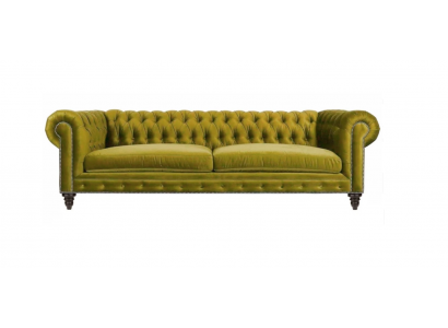 Żółty Salon Nowoczesny Chesterfield Trzyosobowy Creative Meble Włókienniczy Materiał xxl