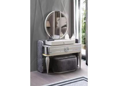Sypialnia Toaletka z Lustro Lustro Nowa konsola Modern Design