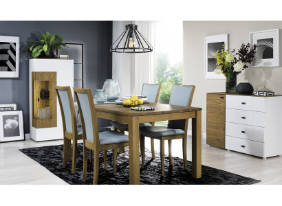 Zestaw 4x Krzesła Luxury Design Podkładka Solidny Drewno Biuro Biuro jadalnia Krzesło Siedziba