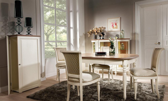 Design Stół obiadowy Design Tabela Drewno jadalnia Meble do salonu stoły
