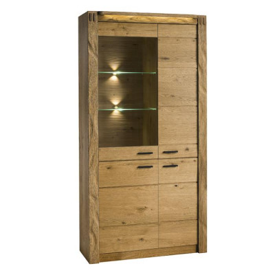 Gablota Drewno Szafa Klasyczne Witryny Drewno Szafki Design Salon Nowość