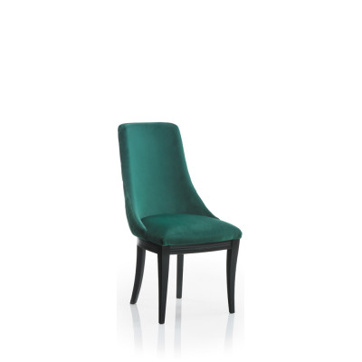 Green Fotel 2x Luksusowa Klasyczna jadalnia Krzesło Krzesła Siedziba Modern Solidny Drewno