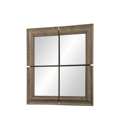 lustro ścienne rama drewniana Lustro Meble Nowość 105*105cm Szkło Rama Ściana xxl modern
