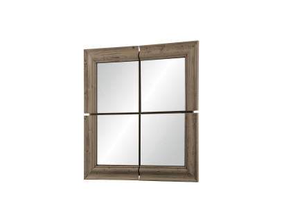 lustro ścienne rama drewniana Lustro Meble Nowość 105*105cm Szkło Rama Ściana xxl modern