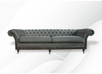 Chesterfield Original Meble 4 miejsce do siedzenia Sofa Podkładka Sofy Kanapy