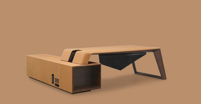 Biurka Boss Biurko narożne Biuro Pokój Meble Design Praktyka Dekoracji