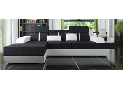 Sofa materiałowa Narożnikowa kanapa Sofa tekstylna Sofa + USB Żywy krajobraz Podkładka wykonana na wymiar